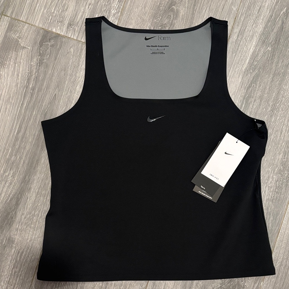 Nike Black and Gray Sports Tank NWT